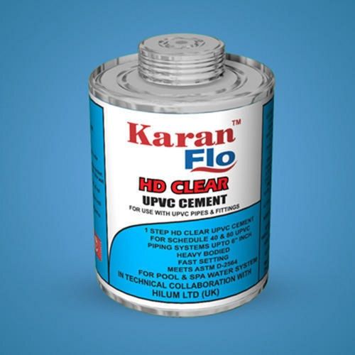 1 Liter Heavy Bodied Clear Schedule 40 And 80 Upvc Pipe Fitting Jointing Solvent Cement