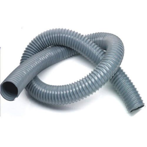 1 To 8 Inch Round 30 Meter Flexible Grey Plastic Air Gas Duct Hose