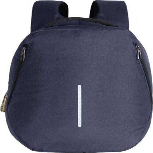 18 Kg. Airflow Ergonomic Design With Zipper Closure Adjustable Strap Polyester Blue Anti Theft Backpack