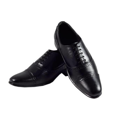 Black Color Lace Up Men Formal Shoes With Size 6 To 10