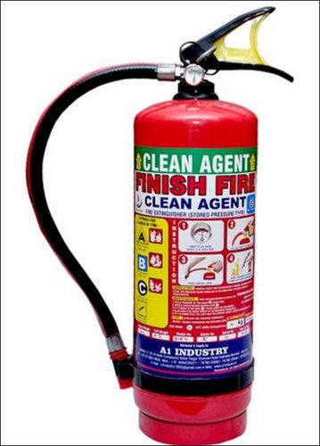 CO2 Based ABC Clean Agent Fire Extinguishers, Discharge Time 25 Second, Discharge Range 6 Meter