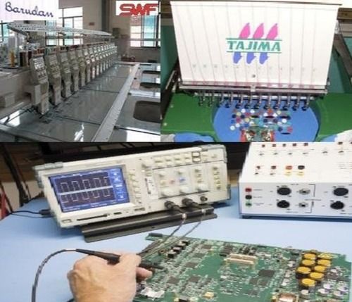 Computerized Embroidery Machine Repairing Service Application: Floor