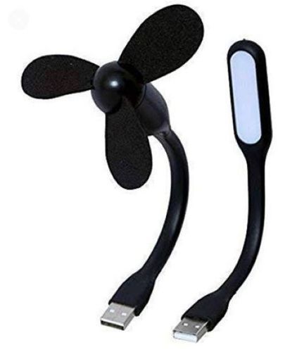 Electric Household Portable Black Abs Plastic Usb Fan No. Of Blades: 3