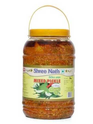 Spicy Organic Mixed Pickle Natural Ingredients Used