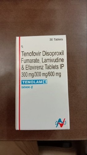 टेनोलाम टेनोफोविर डिसोप्रोक्सिल फ्यूमरेट लैमिवुडिन और एफाविरेन्ज़ टैबलेट आईपी जेनेरिक ड्रग्स