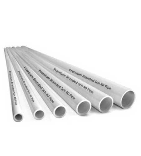 White 0-20 Mm Pvc Plastic Water Pipe