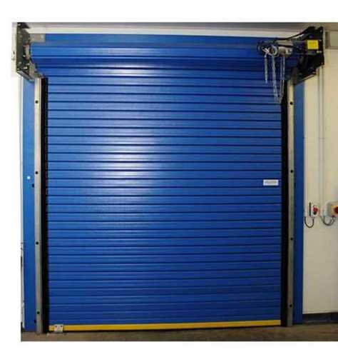 Blue 7 To 10 Feet Aluminum Rolling Shutter