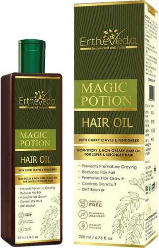 Ertheveda Magic Potion Hair Oil With Curry Leaves And Fenugreek Gender: Female