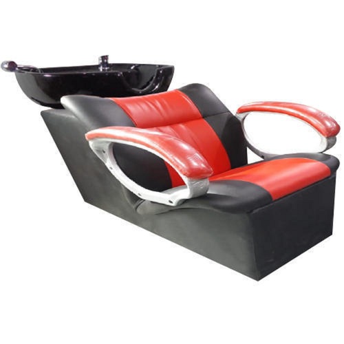 Ladies Beauty Salon Hair Shampoo Station 2 Feet Height Red Black Leather  Chair With Armrest at Best Price in Kolkata | Vedanshi Furnitures