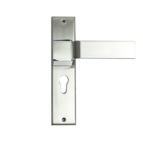 Longer Service Life Anti Corrosive White Metal Mortise Door Handle 10 Inch