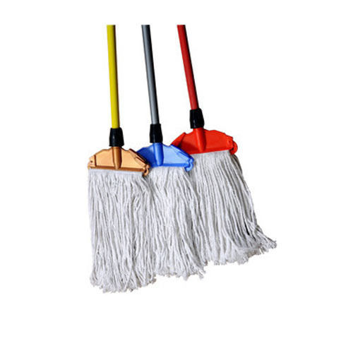 Reusable Cotton Floor Mop - High Absorbency, Eco-friendly Design For Wet Cleaning | Ideal For Homes And Offices, Assorted Colors