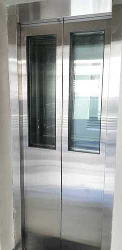 Wittur Steel Half Vision Glass Door For Passenger Elevator