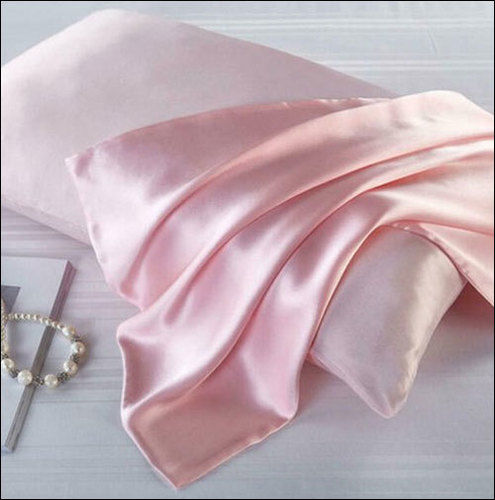 Buy 100% Pure Mulberry Silk Pillowcase In India |Color-Pink