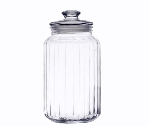 Clear 2000 Ml Glass Storage Jar For Candy And Pickles