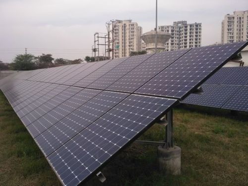 24 V Off Grid Large Capacity Energy Saving Grey Solar Power Plant In Annual Maintenance Contract