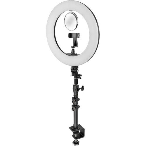 Angler Webcam 1 Ring Light Kit With Tabletop Stand (18")