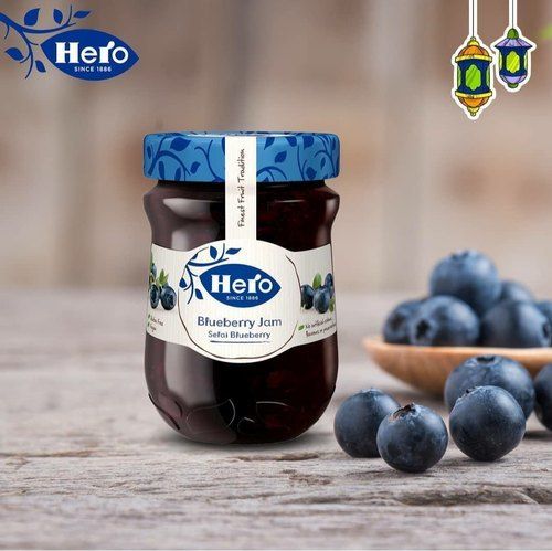 Hero Blueberry Jam 340gm With 24 Months Shelf Life