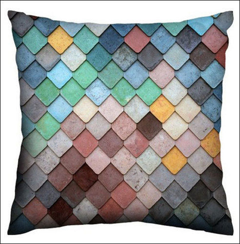 Multicolor Shrink Resistant Digital Printed Cotton Cushion Covers,12X12 Inch