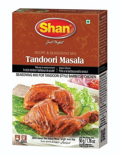 Brown Tandoori Chicken Masala 50Gm In Box With 9 Months Shelf Life