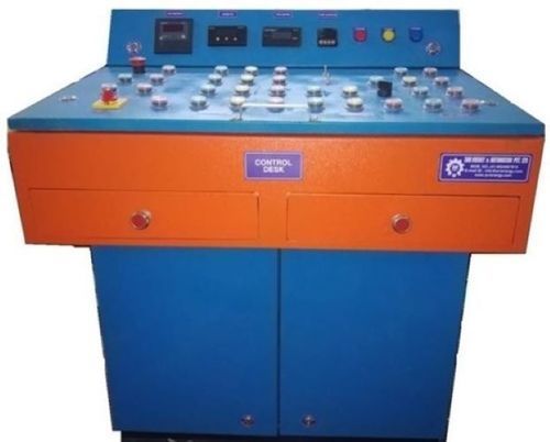 Three Phase IP42 Blue And Orange Fire Resistant Control Desk Panel