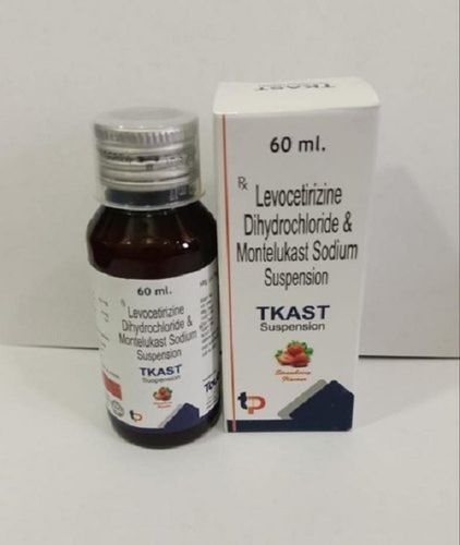 Tkast लेवोसेटिरिज़िन 2 5 Mg मोंटेलुकास्ट 4 Mg सिरप 60ml