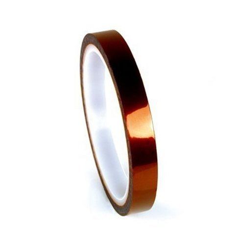 1 Mill Thickness Amber Polyimide Film Acrylic Pressure Sensitive Adhesive Electrical Tape Roll Elongation: 55% Minimum (% At Break)