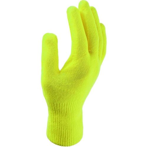 10 Gauge Medium Large High Visibility Crystal PVC Polka Dots Single Both Side Reflective Working Safety Gloves