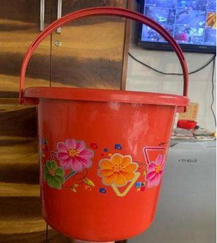 21l Jio Red Plastic Bucket