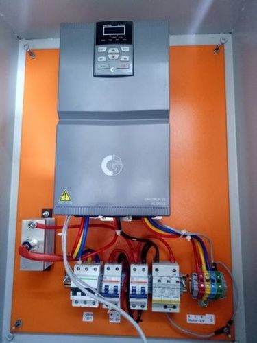 Orange And Grey 25 Hp Qe-25415-Tp 380-480 Vac Voltage Grid Three Phase Ac Solar Pump Controller For Agriculture