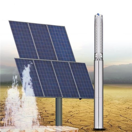 Dark Blue 415 Tp 5000 Wp 30 To M Head 5 Hp Stainless Steel Solar Water Pump