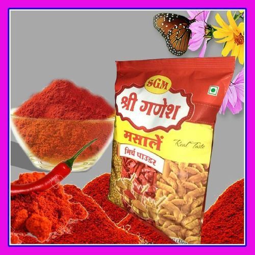 Gluten Free Pure Natural Spicy Taste Rich Color Dried Red Chilli Powder Packed in Plastic Packet