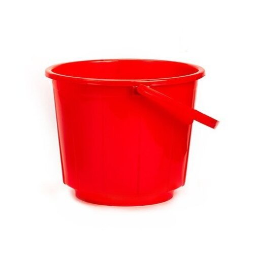 16 Liter Bathroom Hdpe Water Bucket - Color: Red