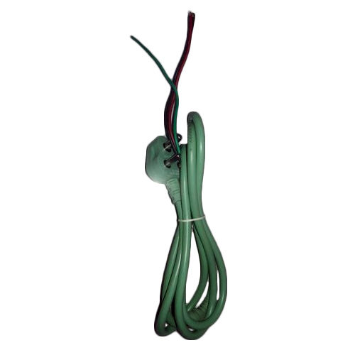 6 Amp 3 Pin 1.5 Meter Copper Green Color Power Cord For Electric Appliances