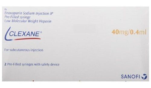 Clexane 40 Mg 0.4 Ml Enoxaparin Injection Purity: 100%