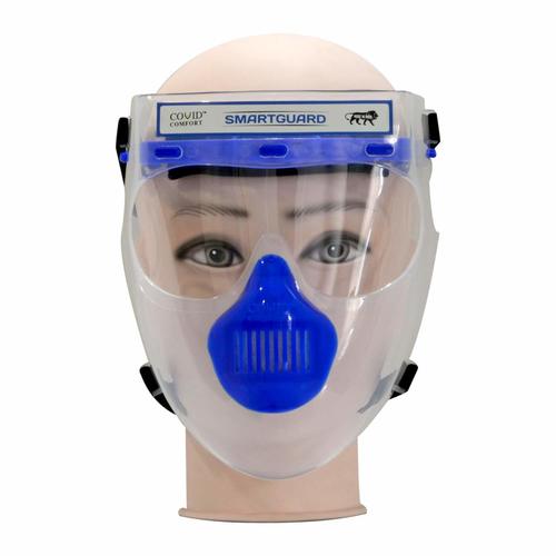 Covid Comfort Smartguard Lightweight Reusable Face Shield With 18 X 11 X 21 Cm Dimesion And 200 Grams Gender: Unisex