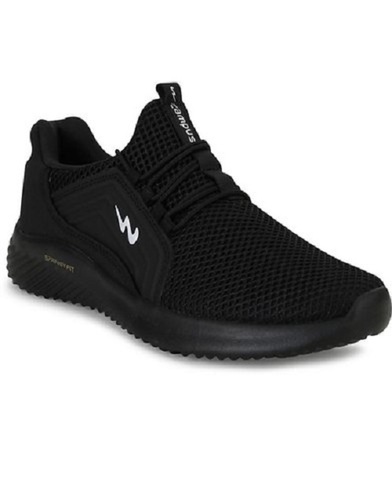 EVA Sole Black Color Lace Up Style With Upper Mesh Material Mens Shos