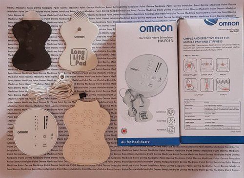 Omron Electronic Nerve Stimulator Hv-F013 Used For Up To 150 Times With 10 Washes Age Group: Adults