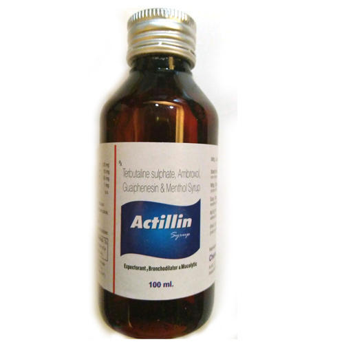 Terbutaline Sulphate, Ambroxol, Guaiphenesin And Menthol Syrup Generic Drugs