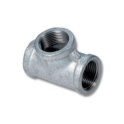 1 Inch Size Forged Technics Made Plumbing Use Female Connection Galvanized Iron Tee Grade: Industrial