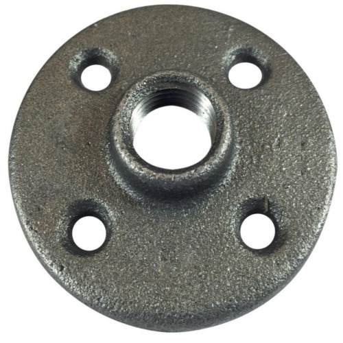 Metalic Grey 1 To 5 Inch Size Round Shaped With 4 Round Holes Industrial Slip On Pipe Flange