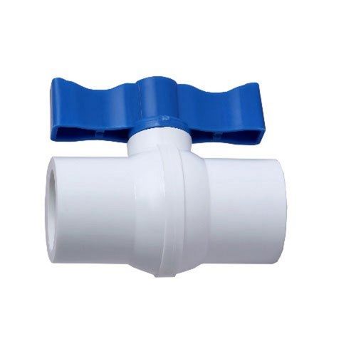 15 To 80 MM Threaded Plain PP Handle Water Ball Valve