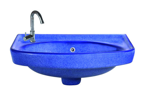 18" * 12" Round Sorento Blue Rustic Wash Basins