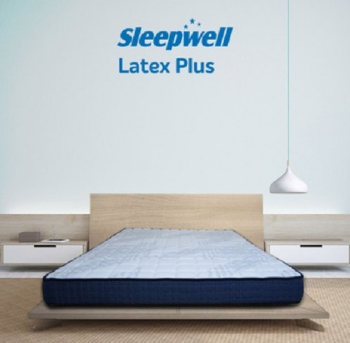 White Epe And Foam Sleepwell Latex Plus Bed Mattress