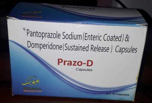 Green Pantoprzole Sodium (Enteric Coated) And Domperidone (Sustained Release) Capsule