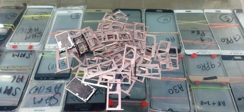 Rectangular Shape 2 MM Mild Steel Mobile Sim Tray - Nano & Micro Sim Compatibility, Black & White Options | 100 Pcs Bulk Pack