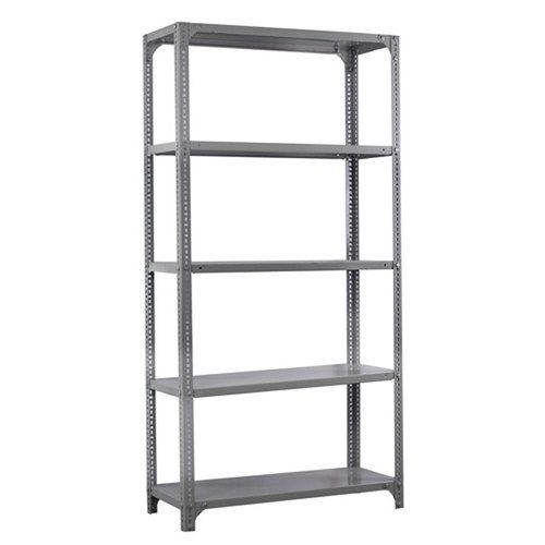 Single Sided Slotted Angle Racks Used In Factory, Office And Shops