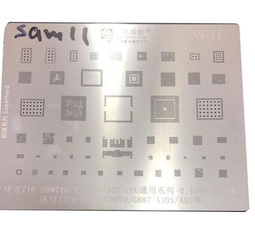 Silver Sqm11 Ic Reballing Mobile Use Stencil Plate