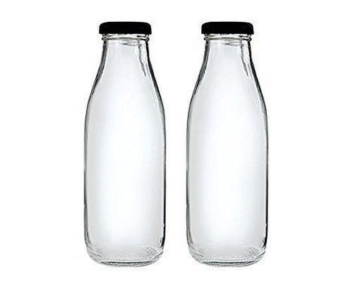 1000ml Milk Glass Bottle With Transparent Color