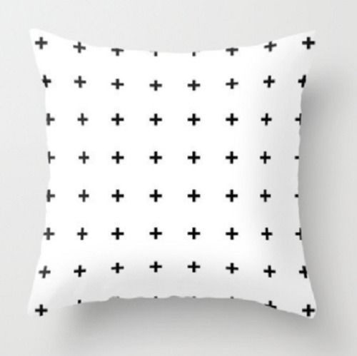 Square 16X16 Inches White Sleepwell Cotton Pillow