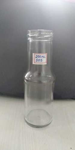 200ml Milk Shake Glass Bottle With Transparent Color